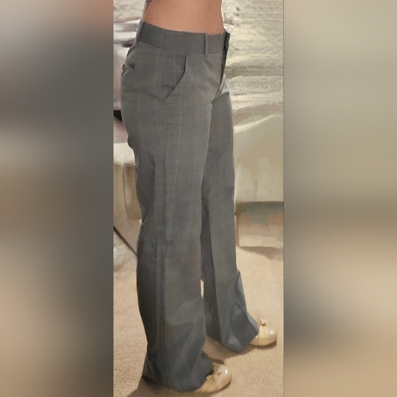 Attention gray windowpane pants. Size 4. Regular length. Modern fit - Picture 1 of 5